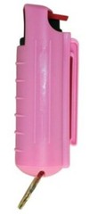 HOT ON MARKET Women Pepper Spray 1. 4 1/2 oz PINK MOLDED Keychain SELF DEFENSE