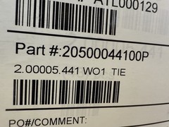 Colson Wheel 2.00005.441 – 5 x 1-1/4 Performa Rubber 3/8 Delrin Bushing Qty 2