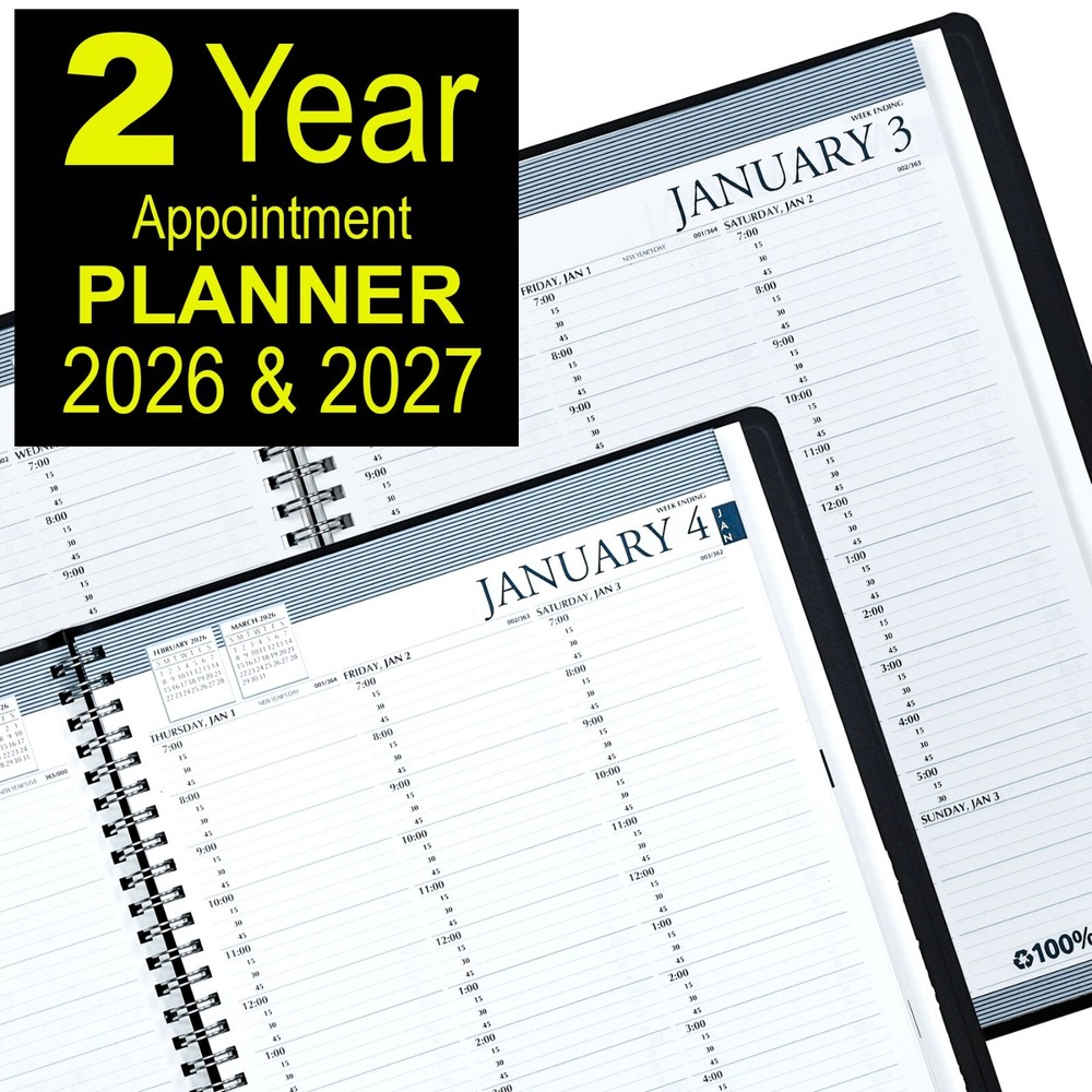 2026 & 2027 2720-02 HOD272002 House of Doolittle 2-Year Weekly Appointment Book