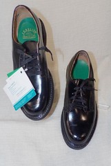 POSTMAN CAROLINA 32 MEN WORK SHOES BLACK LEATHER ARCH SUPPORT OXFORD USA NEW NIB