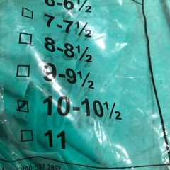 (9 PAIRS) MAPA PROFESSIONAL, STANSOLV NITRILE GLOVES SIZE, 10-10-1/2, FREE SHIP