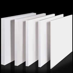 White PTFE Sheet Plate Hard Plastic Panel High Thermoplastic Thick 0.2-30mm DIY