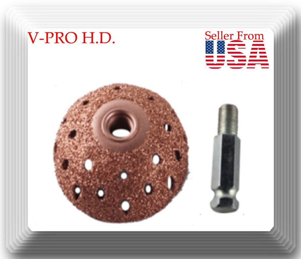 1 Kit 2″ Tire Buffing Wheel, Tire Repair Tools, Grinding Arbor Adaptor