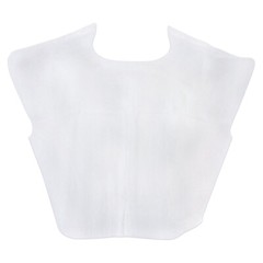 Exam Cape 21 X 30 Adult Unisex Tissue/Poly/Tissue Patient Exam Cape White 100 Ct