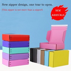 10.5×6.3×2 Inch Red Shipping Packaging Hard Corrugated Cardboard Gift Box