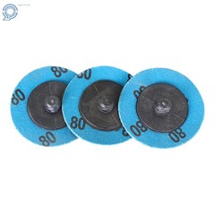 2″ Roll Lock Die Grinder 36 60 80 120 240 Grit Quick Change Sanding Disc 51 Pcs