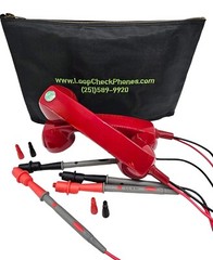 Loop Check Phones Electrician Continuity Test Phone Set TE002-N (w/wo Magnets)