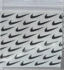 100 SMALL BAGGIES 1515 1.5″ X 1.5″ MINI Resealable DESIGNER BAGS NIKE SWOOSH