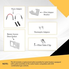 Upgraded SP21058 Replacement Pilot Assembly Kit for Rheem Water Heaters