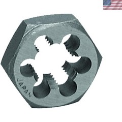 Hexagonal Hand-Powered Rethreading Die – ½-20 NF for Restoring Damaged Threads
