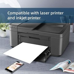 100 Full Sheet Shipping Labels 8.5×11 Self Adhesive Blank Paper for Laser/Inkjet