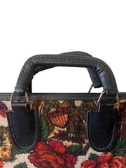 Vintage national spec floral heavyweight tapestry business portfolio /Organizers