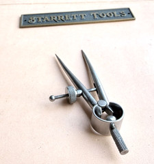 STARRETT No. 277 Dividers with Round Legs- Mini 2.0” Size & Capacity. USA 🇺🇸