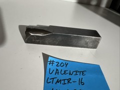 valenite LTMIR-16 Indexible Carbide Lathe Toolholder 5”OAL 1”Shank Threading Tur