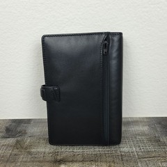 Filofax Nappa Personal Organizer Black Deluxe Nappa Leather 2016 Inserts NEW