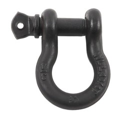 2 Pcs 3/4″ Bow-Shaped D Ring Shackles with Clevis Screw Pin 4.75 Ton Capacity