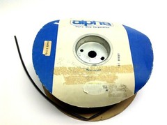 Alpha Wire 46989 5170 Sleeve Black 100’, Approx, 1/4” Diameter