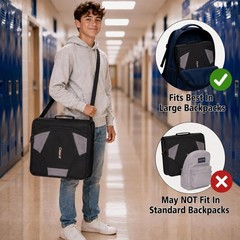King Sized Zip Tab School Zipper Binder | 4-Inch D