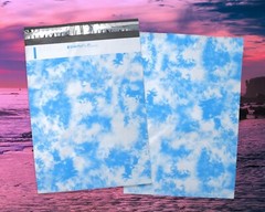 10×13, 14×17, 19×24 Sky’s the Limit Clouds Poly Mailers, Shipping Mailing Bags