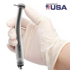 4Hole High Speed Handpiece Single Spray Clean Head System Push Button Chuck