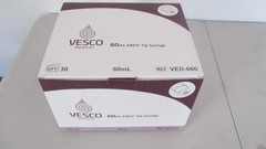 Vesco 60ml Enfit Syringes box of 30