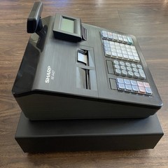 Sharp XE-A407 Cash Register POS System with Drawer, Display, And Key TESTED