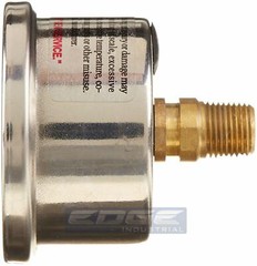 LIQUID FILLED PRESSURE GAUGE 0-100 PSI, 1.5″ FACE, 1/8″ NPT BACK MOUNT