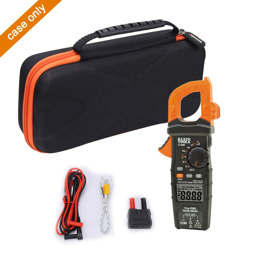 Case Compatible with Klein Tools CL800 CL810 CL700 CL600 Digital Clamp Meter,…