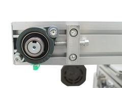 110V 59″L×7.9″W Electric Commercial PVC Belt Conveyor Aluminum Body 120W 66Lbs