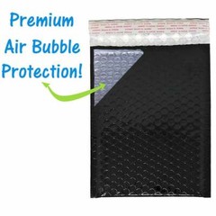 8.5×12″ Metallic Bubble Mailers Pink, Teal, Black, Holographic, 8×12 Envelopes