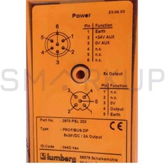 New In Box LUMBERG AUTOMATION 0970PSL203 Profi Bus