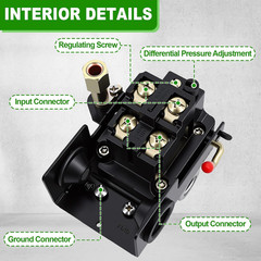 LF10-4H Pressure Switch, 4 Port Air Compressor Pressure Switch Replacement Cont