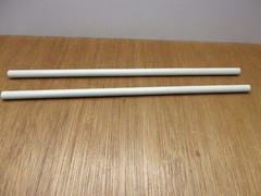 (Qty.2) 3/8″ Dia. X 12″ Long Fibergrate Dynaform Fiberglass Rod Round Stock
