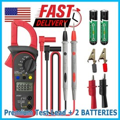 Digital Multimeter Tester AC DC Volt Ohm Amp Clamp Meter Auto Range Handheld T1