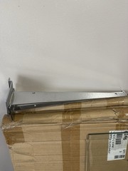 “Store Supply Warehouse” Lots 10 12 x 48 inch Tempered Glass Shelf W/ Bracket