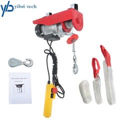 440lbs / 200kg Mini Electric Hoist 110v 6.6ft/2m Wired Remote Control