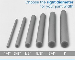 Foam Pre-Caulking Filler Rope Backer Rod Roll Bulk Sizes (1/2 inch x 2500 ft)