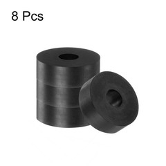 8sets Rubber Spacers 1-1/2″ OD 1/2″ ID 1/2″ Height Round Anti Vibration Spacer
