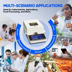 Digital Halogen Moisture Analyzer 110g 0.001g High Precision Lab Moisture Tester