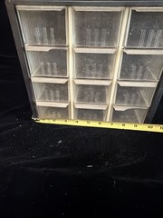 vintage Akro-Mils 9-drawer small parts storage cabinet organizer (B3)