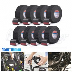 8 Rolls Cloth Tape Wire Electrical Wiring Harness Car Auto SUV truck 19mmx15m