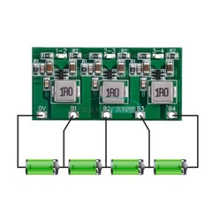2S 3S 4S 1.3A Active Equalizer Li-ion /Lifepo4 Battery Active Balancer Board-