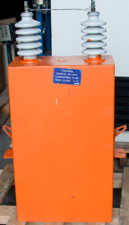 Westinghouse DV 55 uF 15kV DC High Voltage Energy Storage Capacitor 5PH349001AAA
