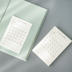 AidenYolo 31 Days Planner, 150 Pages Habit Tracker 4.72 x 3.15 inches, White