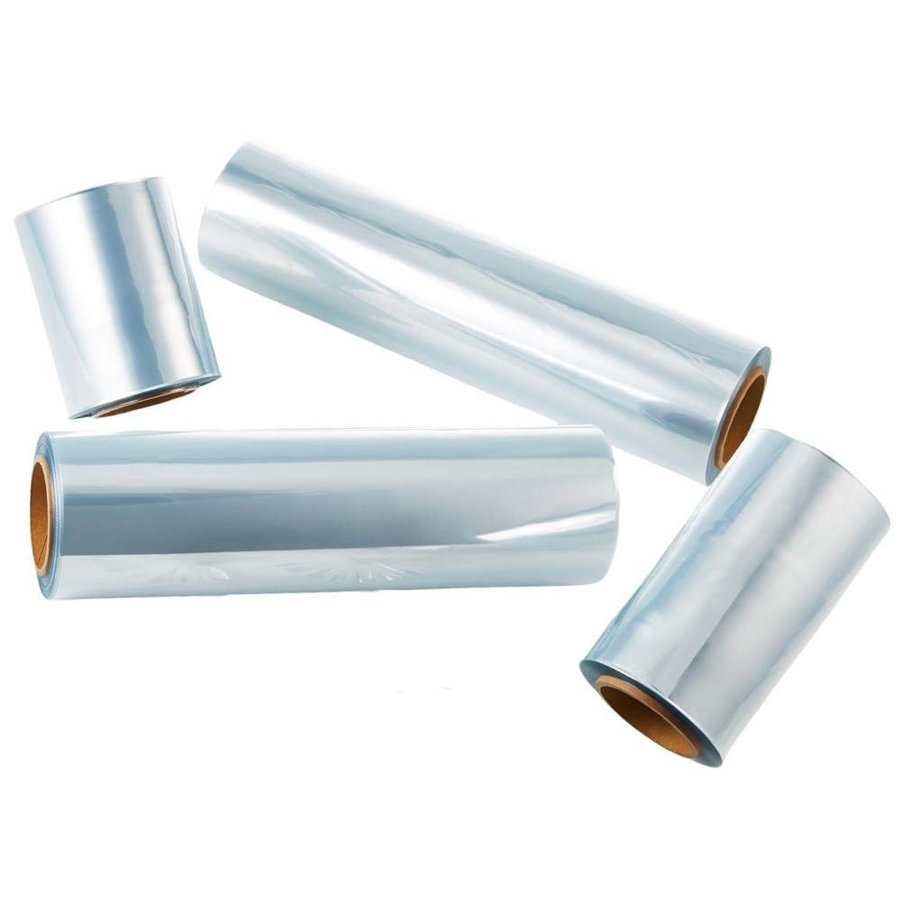 6 Inch x 500 Foot PVC Heat Shrink Wrap Film 75 Gauge Centerfold Roll Clear