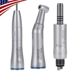 Dental Slow Low Speed Straight Handpiece Air Motor 4Holes E-type NSK STYLE WY4