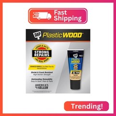 DAP Plastic Wood All Purpose Latex Wood Filler, Natural, 3 Oz (7079800580)