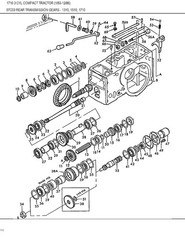 1710 Compact Utility Tractor Service Parts Catalog Ford 3 Cylinder Diesel