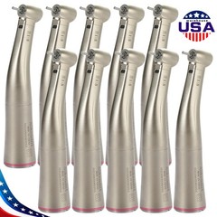 1-10 PCS Dental 1:5 Increasing LED Fiber Optic Contra Angle Handpiece ASkeadnt