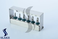 6 Pcs Tissue Punch Kit set Surgical Surgery Dental With Bur Holder CE